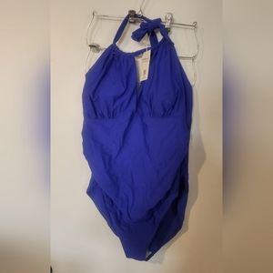 Maternity swimsuit Blue 3XL